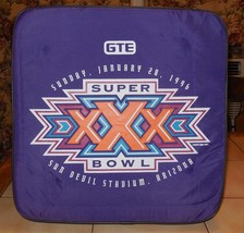 Vintage Super Bowl 30 XXX SGA Seat Cushion Cowboys Steelers 1996 Arizona - £26.89 GBP