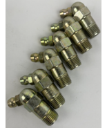 Lot of 6 pc 45° Degree Grease Fitting (s) Tapered Thread 3/8&quot; - $269.75 MXN