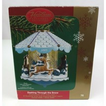 2005 Carlton Cards Heirloom Ornament Collection Dashing Through The Snow #78 - $19.39