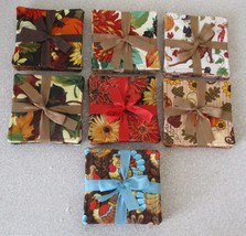 Thanksgiving Coaster Sets of 4 - 4 1/2&quot; &amp; 6 - 4&quot; Squared - $131.67 MXN