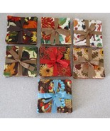 Thanksgiving Coaster Sets of 4 - 4 1/2&quot; &amp; 6 - 4&quot; Squared - $7.00