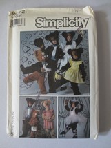 Vtg Simplicity Clothing For Bear Costume Pattern #8272 Size Small Adult Uncut - £4.00 GBP