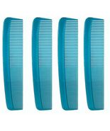 Hair Comb 4 pcs Plastic Dressing Comb Teal - $11.45 CAD