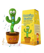 Dancing Talking Cactus Plush Toy for Kids – Sings 120 Songs, Mimics Voic... - $144.91 MXN