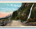 Equiseto Falls Lungo Columbia Fiume Autostrada Oregon O Unp Wb Cartolina... - $7.13