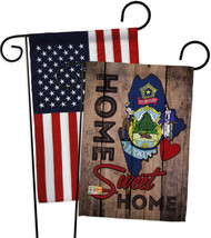 State Maine Home Sweet Home - Impressions Decorative USA - Applique Garden Flags - £24.89 GBP