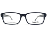 Superflex Large Eyeglasses Frames SF-568 S301 Navy Blue Clear 56-16-145 - $60.56