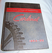 Unsigned 1954-55 Cardinal Yearbook-Lamar College of Technology-Beaumont, TX - $37.05
