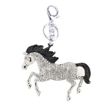 Rhinestone Horse Keychain Pendant - £9.48 GBP