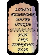 Ron&#39;s Hang Ups Giant 4&quot; x 6&quot; Refrigerator Magnets Always Remember You&#39;re... - $7.99