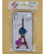 Pink Eiffel Tower Hard Case for Apple iPhone XS Max - Paris Hybrid Cover... - £3.51 GBP