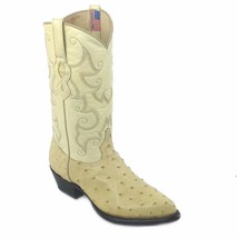 1 30 03 04 WHITE LOS ALTOS WOMEN&#39;s WINTER  OSTRICH LEATHER BOOT, See Note - $450.00