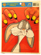 Bugs Bunny Gossamer 12 Pc Tray Frame My Favorite Puzzle Looney Tunes 1998 - $5.49