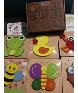 Children&#39;s Wooden Puzzle Brain Stimulating Sanitary Washable - $285.70 MXN