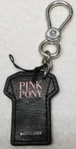 Pink Pony Keychain Ralph Lauren Black Shirt Metal Vintage - £14.86 GBP