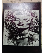 Marylin Monroe Laser Engraved Canvas Wall Art 11&quot;x14&quot; - $76.79 CAD