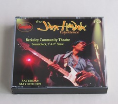 Jimi Hendrix Complete Berkeley Community Theatre 1970 + Soundcheck 3 X Cd - £29.72 GBP