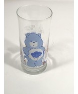 Vintage Grumpy Bear Care Bears Glass Promotional 1983 Pizza Hut Collecti... - £15.56 GBP