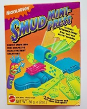 Vintage Nickelodeon Smud Works Mini-Press Clay Playdough 1995 New Box U93 - $18.99