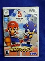Mario &amp; Sonic at the Olympic Games Nintendo Wii Complete W/ Manual TESTED WORKS - $18.69