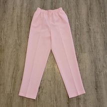 BonWorth Pull On Elastic Waist Pink Pants ~ Sz S ~ High Rise ~ 29&quot; Inseam - £17.36 GBP