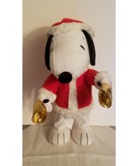 Hallmark BELL RINGER SNOOPY w/ TAG! - 14&quot; - Animated, Sound - CHRISTMAS ... - £19.90 GBP