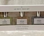 Le Monde Gourmand trio set  Le Petit Eau de Parfum * .67 oz *ea  New - $29.67