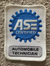 ASE Certified Automobile Technician Embroidered Heat Sealed Patch - £19.75 GBP