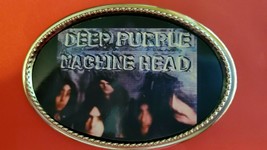 DEEP PURPLE MACHINE HEAD Rock Band Epoxy PHOTO MUSIC BELT BUCKLE - NEW! - £14.12 GBP
