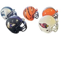 Mighty Racers  NFL Mini Football Helmet Souvenir Collectible Lot of 5 - £7.28 GBP