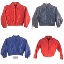 Sanzzini, Kids Bomber, Leather Jacket Assorted Colors - $88.11+