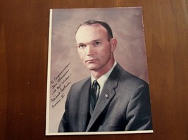 Michael Collins Apollo 11 Gemini Nasa Signed Auto Vtg Color Nasa Photo Jsa Loa - £637.87 GBP