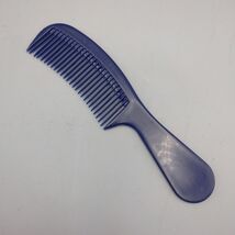 Vintage Estee Lauder Navy Blue Curved Small Travel Purse Pocket Comb 6.5” - €7,65 EUR