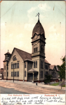 First Methodist Church Pawtucket Rhode Island Undivided Back Postmarked 1909 - £9.17 GBP