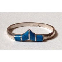Mexican 925 Sterling &amp; Turquoise Bracelet SKY - $96.53