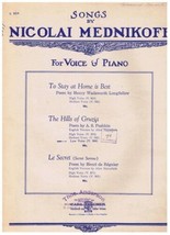 The Hills Of Gruzia Sheet Music Nicolai Mednikoff - $2.07