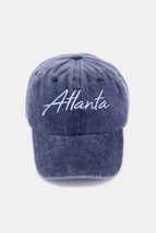 Zenana Washed ATLANTA Embroidered Baseball Cap - $17.99