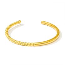 Twist Opening Stainless Steel Waterproof Bracelet for Ladies - $28.00