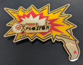 NEW 2000 Palm Beach County Xplosion - Fastpitch Softball - Enamel Backpack Pin - £15.56 GBP
