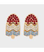 Americana Popsicle Drop Earrings Red White Blue Patriotic Jewelry - $39.68 MXN Americana Popsicle Drop Earrings Red White Blue Patriotic Jewelry - $39.68 MXN