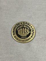 American Game Caps Heavy Metal Brass Slammer 1994 Skeleton 8 Ball - $9.90