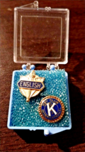 2 Vintage Kiwanis International Club Honors Pins in Original Box - £12.47 GBP
