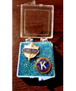 2 Vintage Kiwanis International Club Honors Pins in Original Box - $15.74