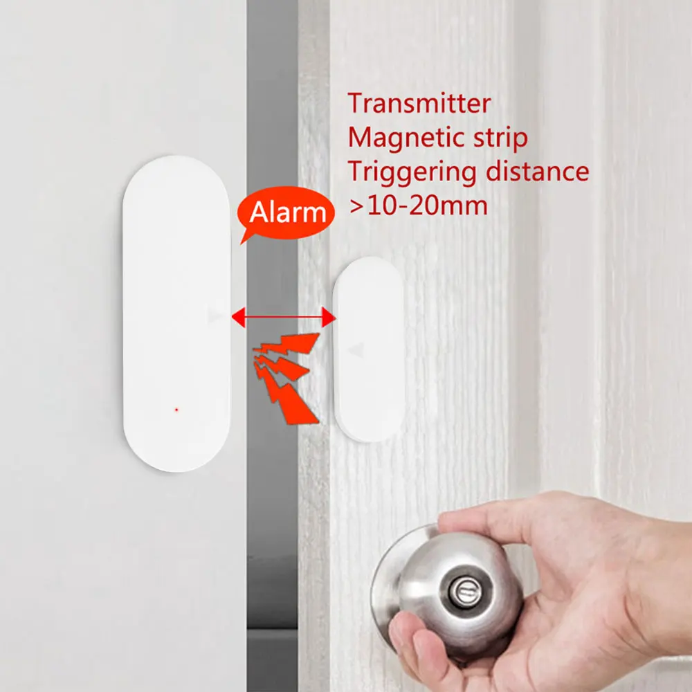 House Home CoRui Tuya Smart WiFi Door Sensor Window Sensor Door Open / Closed De - £19.93 GBP