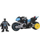 Fisher-Price Imaginext DC Super Friends Batman Toy Bat-Tech Batcycle Tra... - £34.59 GBP