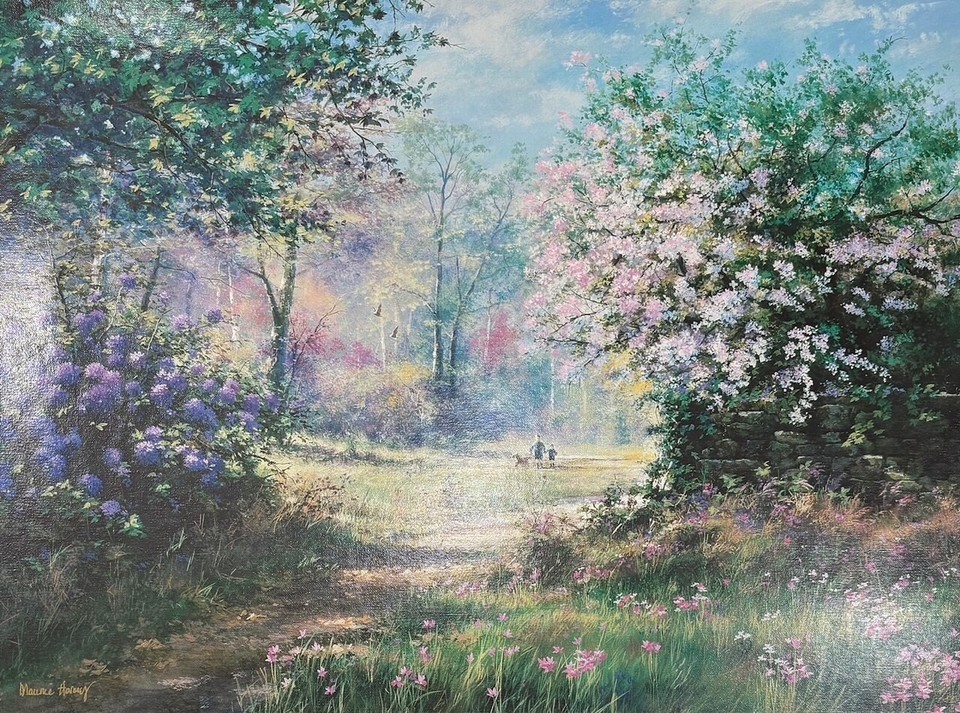 MAURICE MEYER &quot;SERENITY&quot; ORIGINAL SERIGRAPH ON CANVAS HAND SIGNED &amp; NUMB... - $445.50
