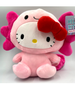 Xlarge Hello Kitty Axolotl Plush Toy 13 inch Sanrio Pink Soft Cute Gift NWT - $469.05 MXN