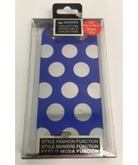 For Apple iPhone 5 5s 5c SE Case Cover Slim Durable Blue Silver Polka Dots - $166.50 MXN
