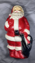 Vintage Empire Santa Christmas Holiday Blow Mold 12” 1970s - $24.99