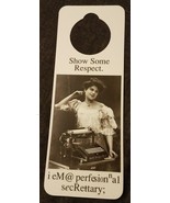 NOS Vintage 1990s Novelty Door Hanger Show Some Respect...Professional S... - $5.89